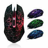 6 Button LED Optical USB Wired Gaming PRO Mice for PC Laptop Computer